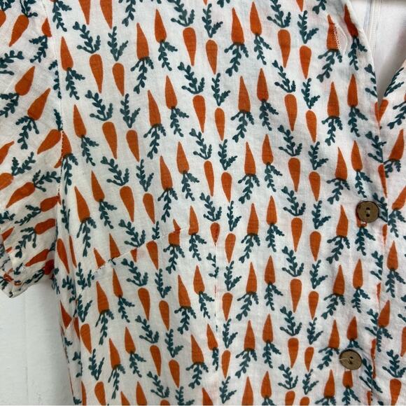 Stylish Orange and Black Patterned Dress - Picture 4 of 12